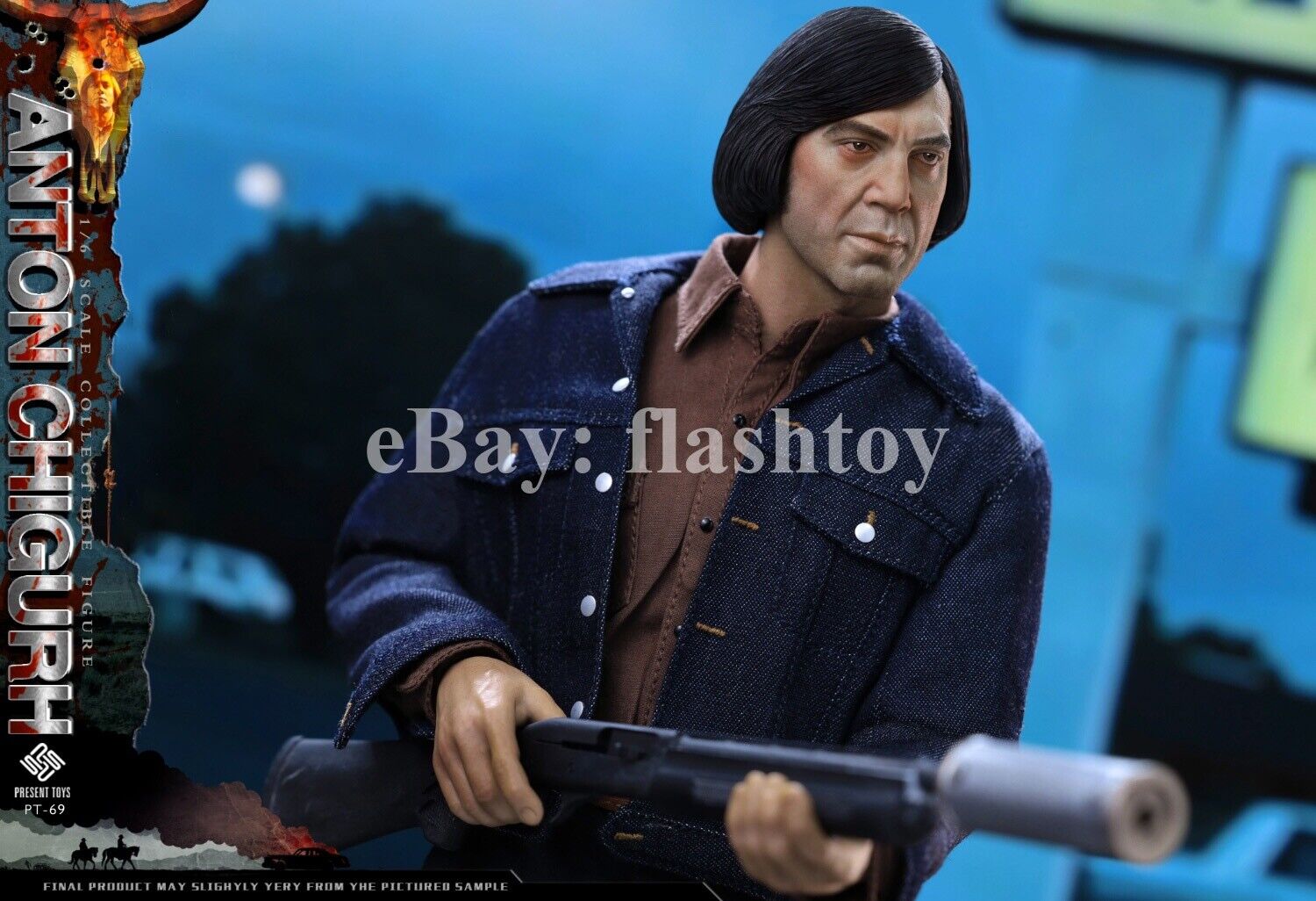 PRESENT TOYS PT-sp69 1/6 Anton Chigurh Collectible Male Action Figure Model Toy