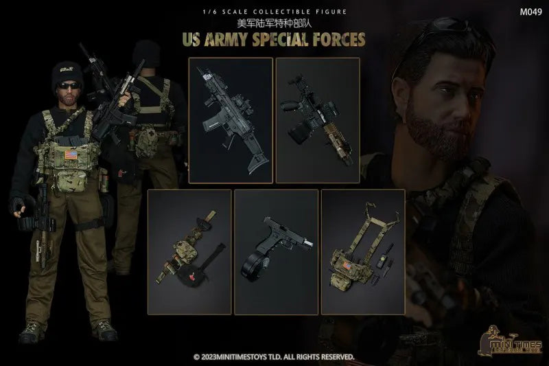 Mini Times Toys M049 1/6 US Army Special Forces Soldier Action Figure Model Toy
