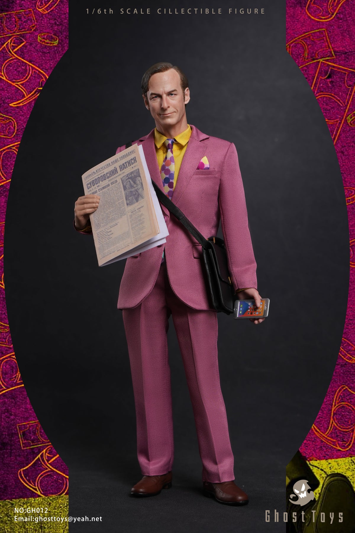 Presale Ghost toys GH-012 1/6 Better Call Seductive Saul Lawyer Goodman Action Figure