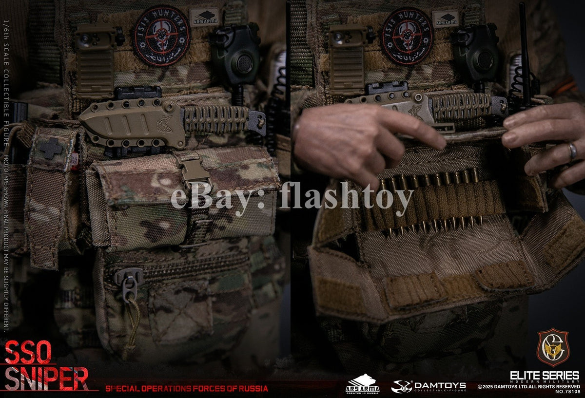 Presale DAMTOYS 78108 1/6 Special Operations Forces of Russia SSO Sniper Model