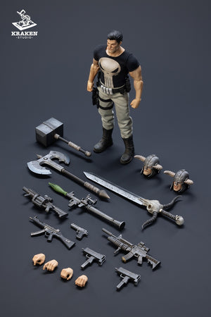 KRAKEN Studio 1/12 Crime Buster Frank 6" Male Action Figure Model Deluxe Ver.
