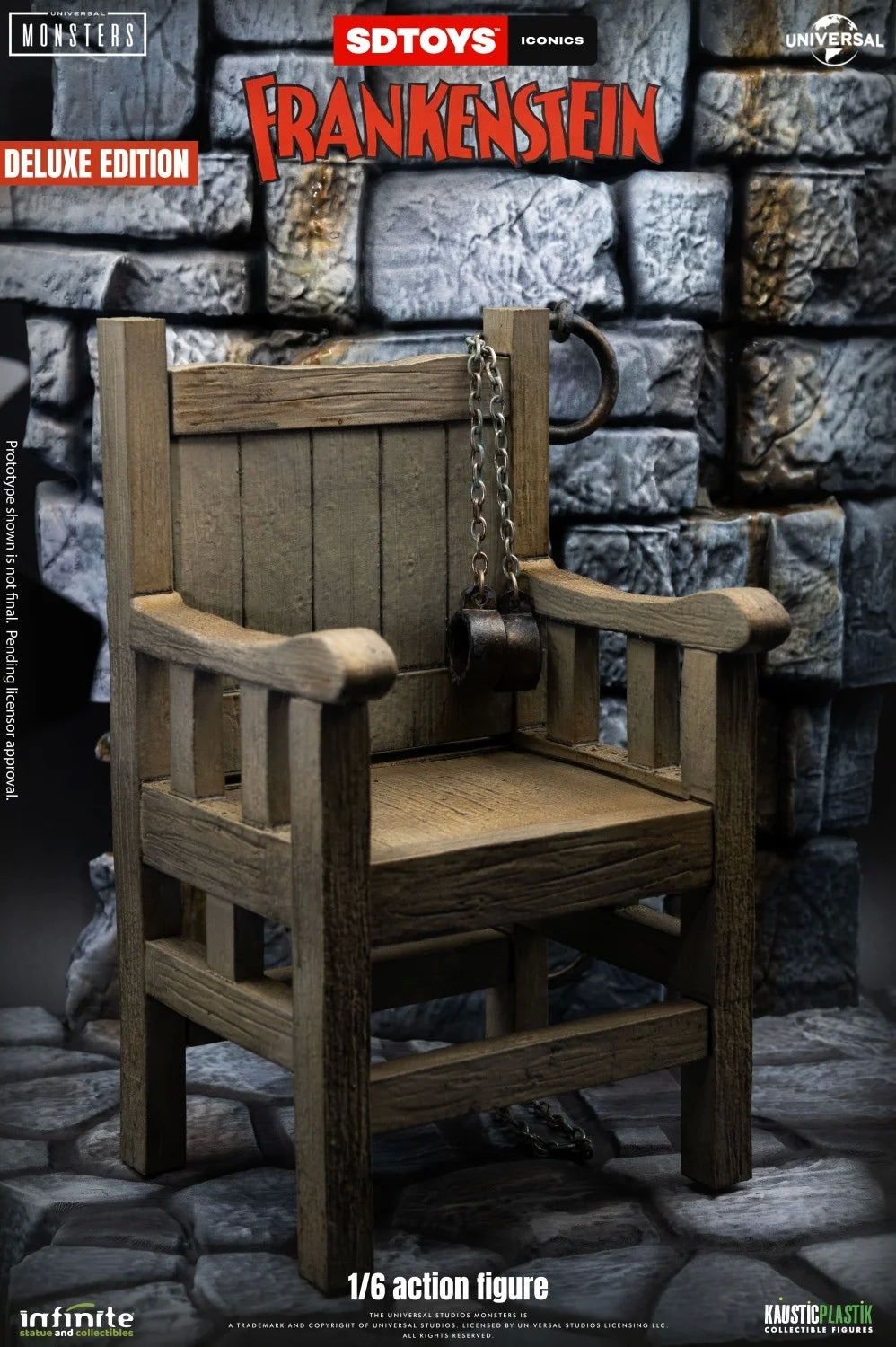 Disponible Infinite Statue 1/6 Frankenstein modelo de figura de acción masculina versión de lujo.
