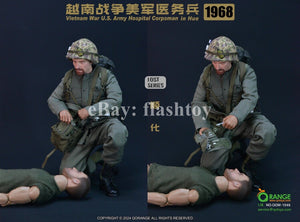 QORANGE QOTOYS QOM-1046 1/6 Vietnam War U.S. Army Hospital Corpsman Male Figure