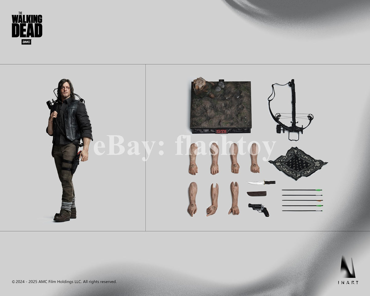 Presale INART Ag-A030 1/6 Walking Dead Daryl Dixon Male Action Figure Model Toy