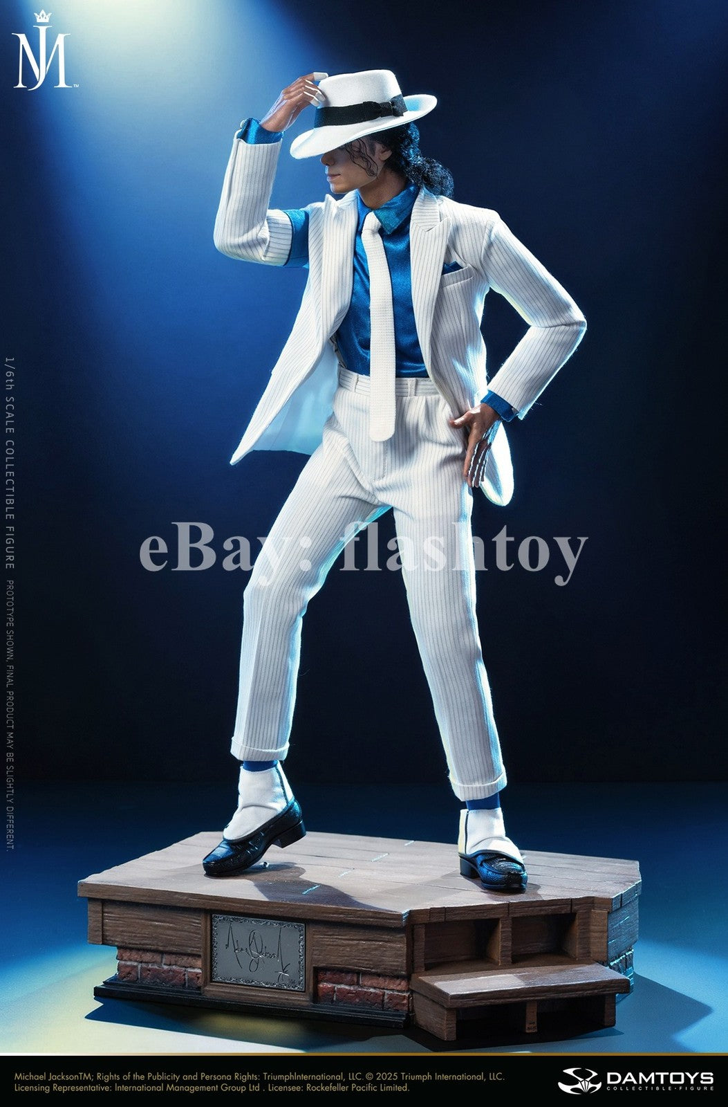 Presale DAMTOYS DMS048S 1/6 Smooth Criminal Jackson Action Figure Deluxe Ver.