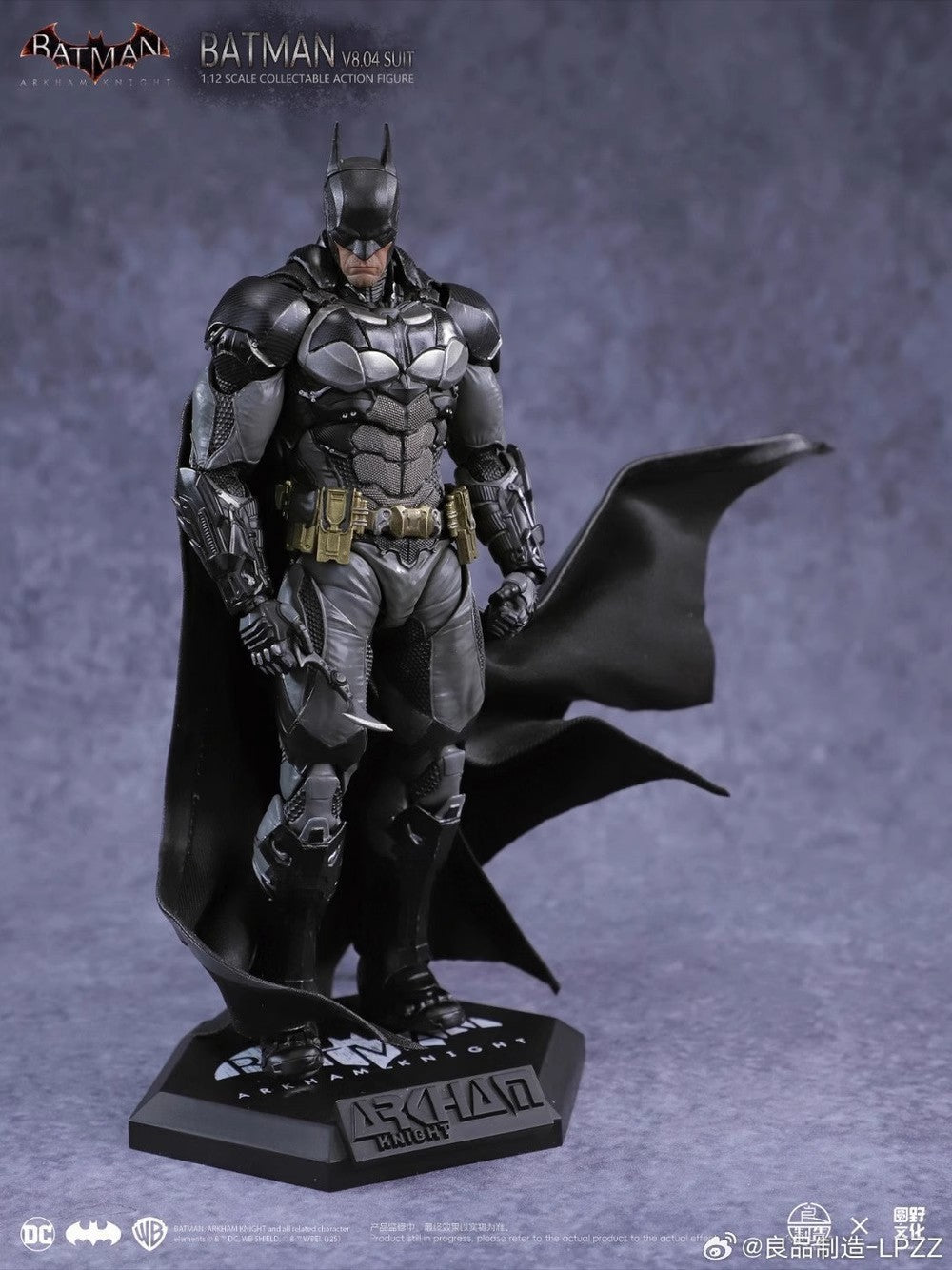LPZZ DC001 1/12 Arkham Knight Bat Man Collectible Male Action Figure Model Toy