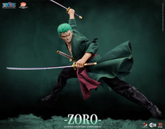 Preventa Pixel Poses PP-200595 1/6 Roronoa Zoro modelo de figura de acción de colección