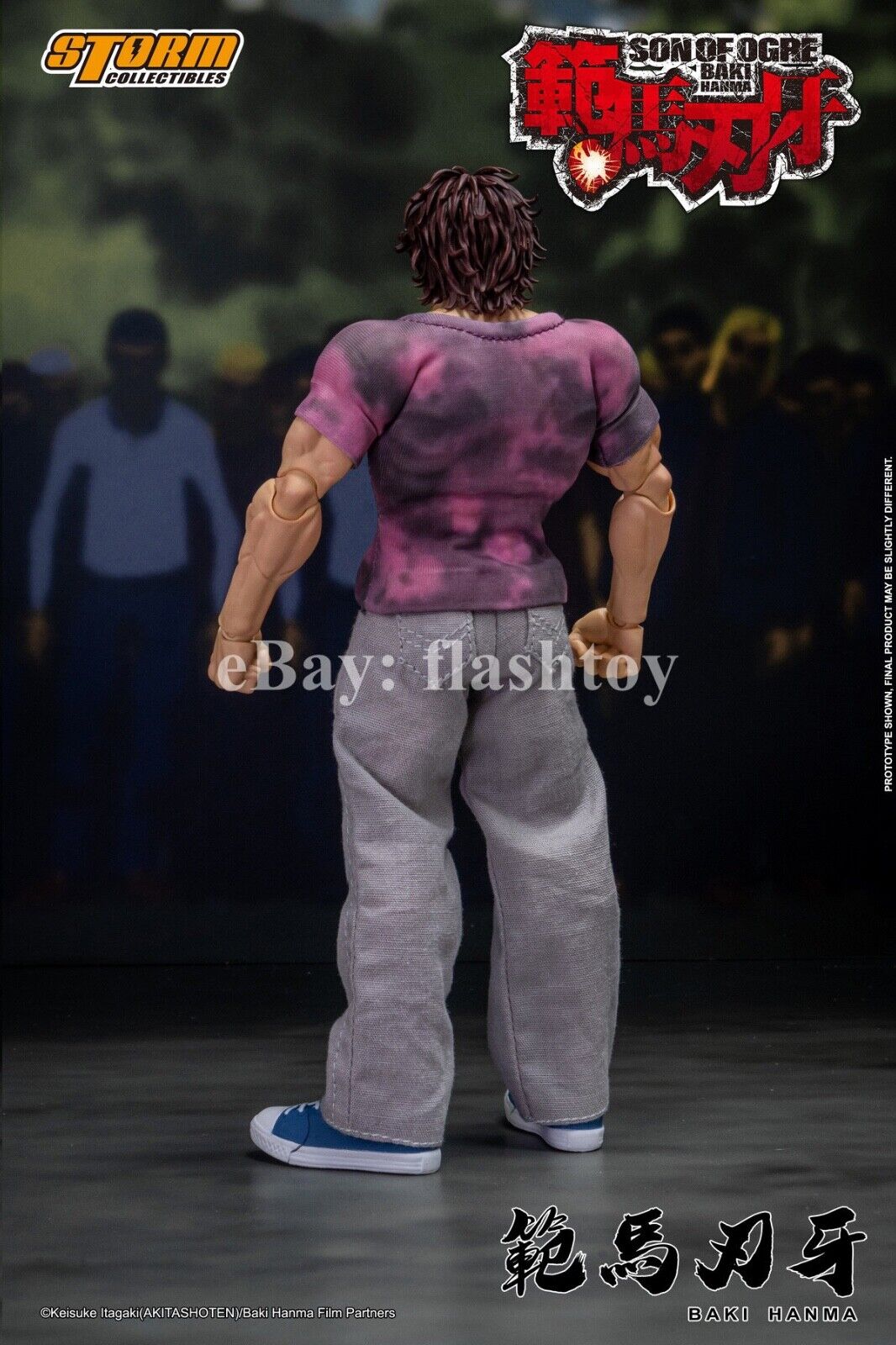 Storm Toys KIBK05 1/12 Baki Hanma Son of The Ogre Collectible Action Figure Toy