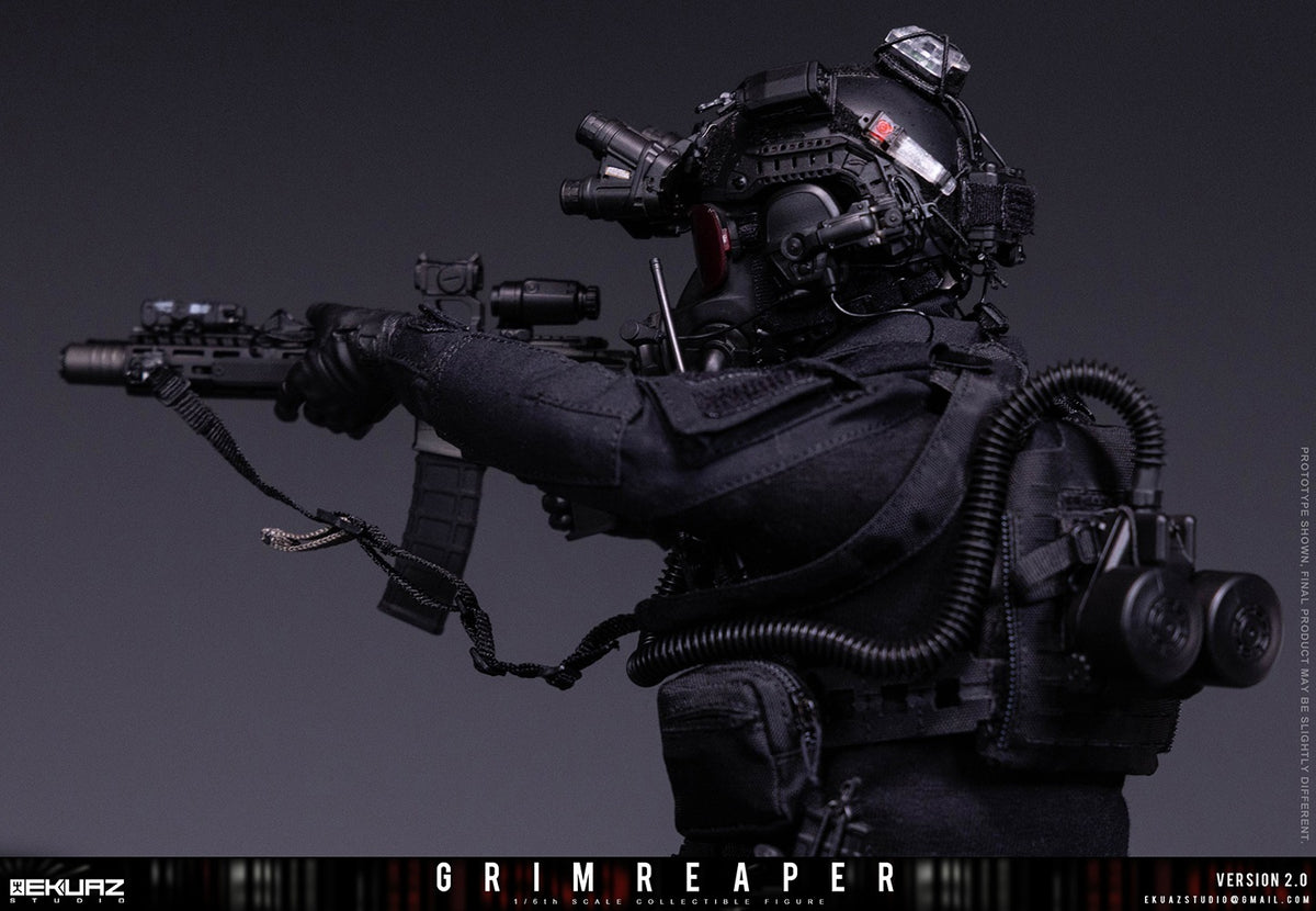 Presale EKUAZ STUDIO EKS015S 1/6 Resident Zombie Evil Crisis Reaper 2.0 Hunk Deluxe Ver.