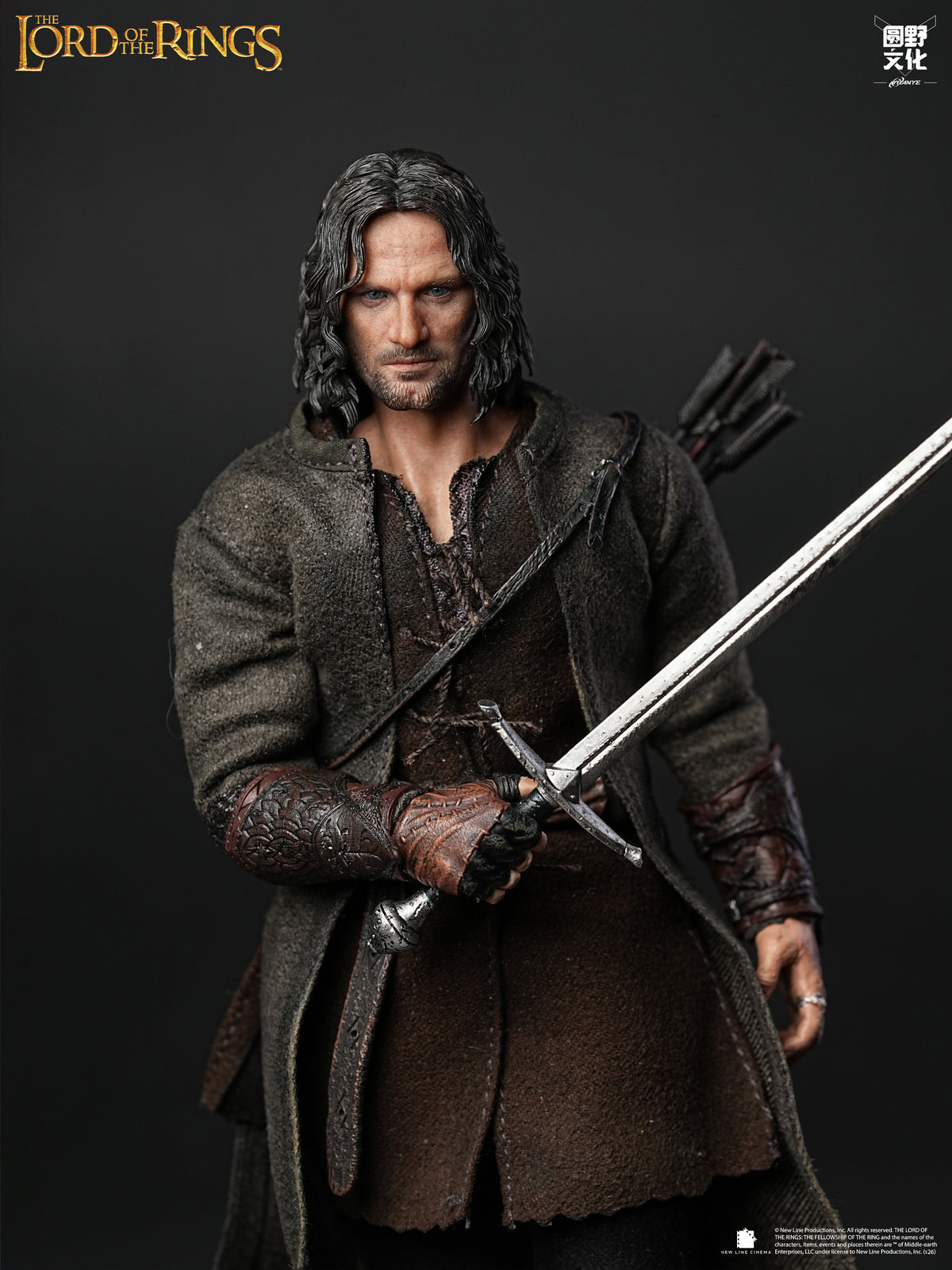 Presale YUANYE 1/12 The Lord of the Rings Aragorn II Action Figure Standard Ver.