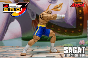 Storm Toys SFSA03 1/12 Street Fighter ZERO 3 SAGAT STORM ARENA Action Figure