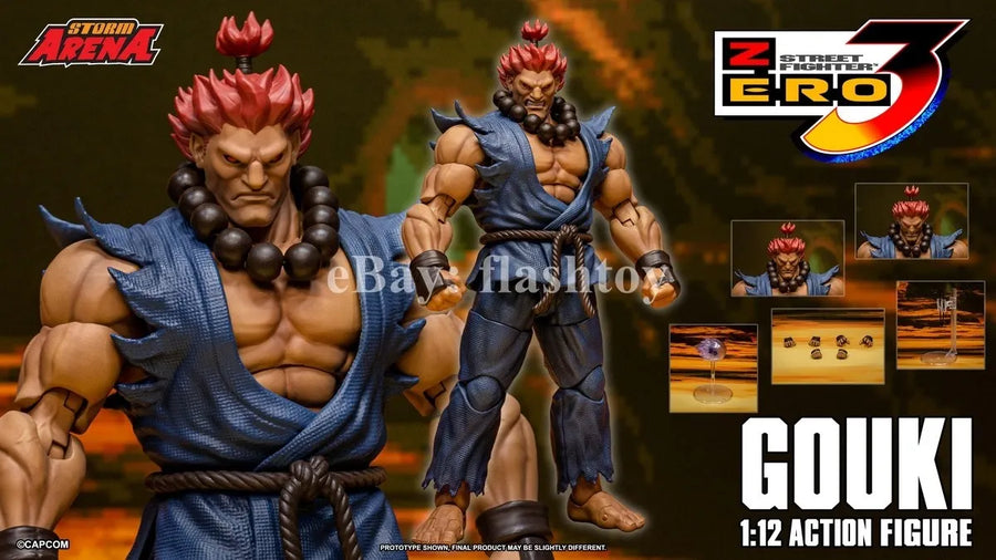 Vorverkauf STORM ARENA SFSA07 1/12 Street Fighter Zero 3 Gouki Actionfiguren-Modell