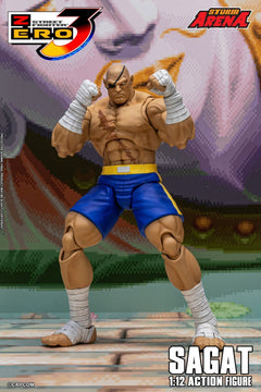 Storm Toys SFSA03 1/12 Street Fighter ZERO 3 SAGAT STORM ARENA figura de acción