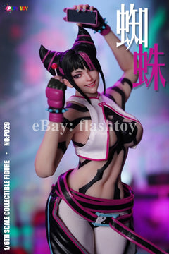 Preventa PLAY TOY P029 1/6 Female Fighter Spider Juri figura de acción de colección