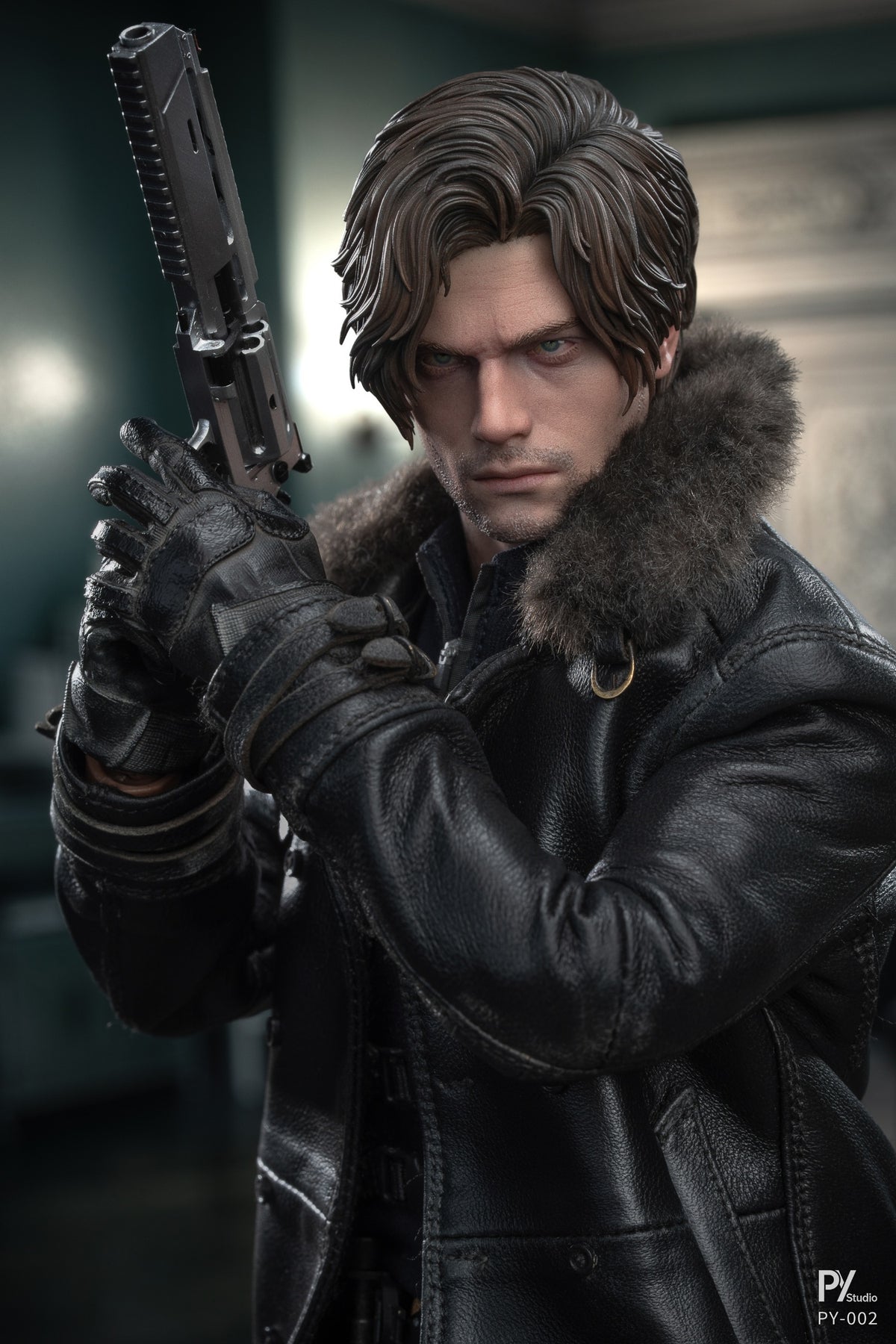 Preventa PY Studio PY002 1/6 Resident Zombie Evil Crisis Agent Leon figura de acción