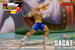 Storm Toys SFSA03 1/12 Street Fighter ZERO 3 SAGAT STORM ARENA Action Figure