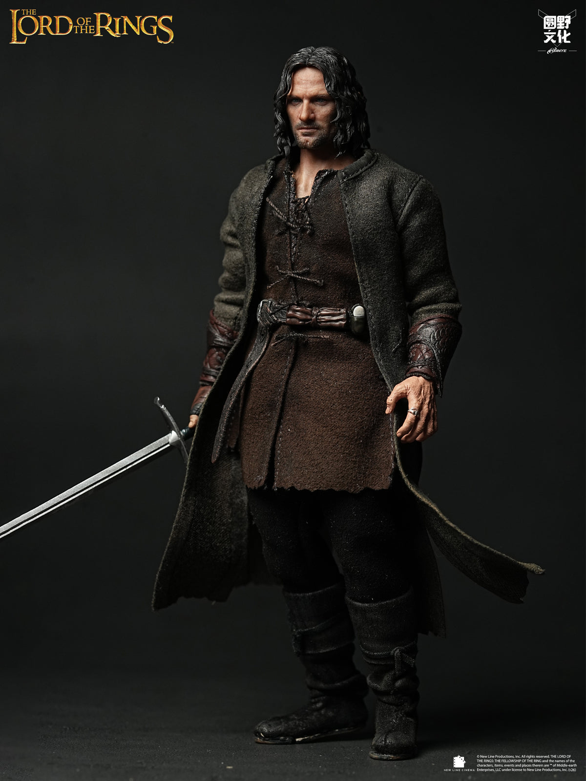 Presale YUANYE 1/12 The Lord of the Rings Aragorn II Action Figure Standard Ver.