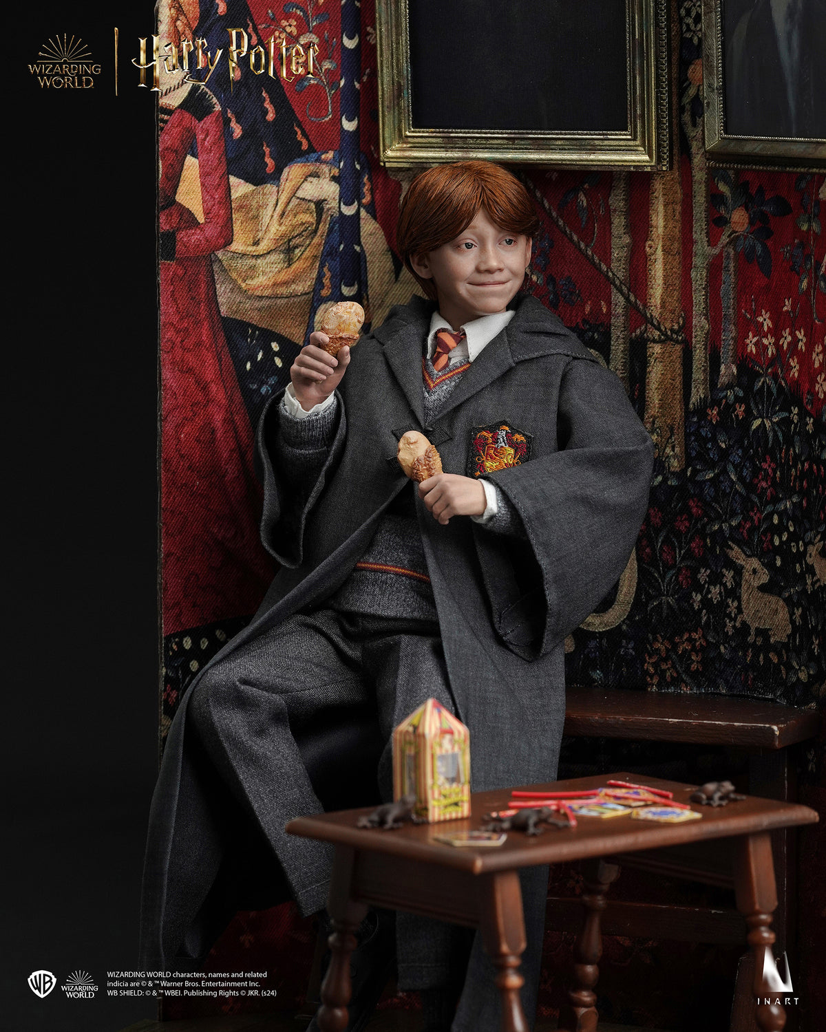 INART A010D1 1/6 Harry Potter Ron Weasley Model Rooted Hair Figure Deluxe Ver.