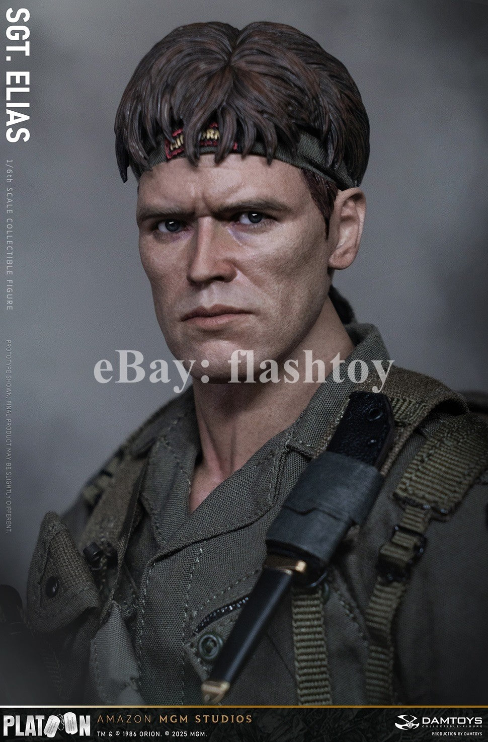 Presale DAMTOYS DMS047 1/6 Platoon Sergeant Elias 12" Male Action Figure Model