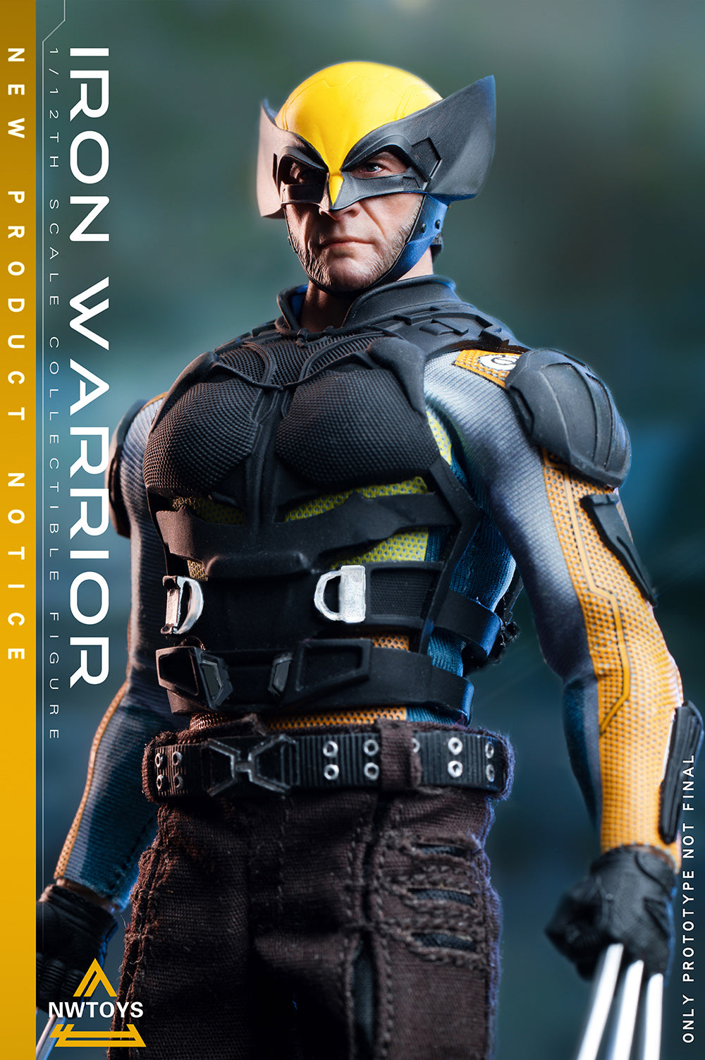 Nwtoys 1/12 Iron Warrior Logan figura de acción masculina de colección