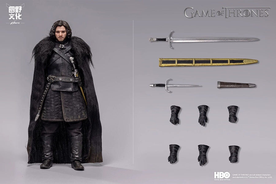 Vorverkauf YUANYE 1/12 Game of Thrones Jon Snow männliche Actionfigur Modell Standard