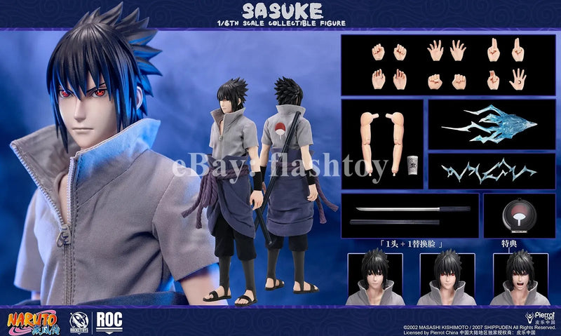 Presale ROCKETTOYS ROC-017 1/6 Uchiha Sasuke Collectible Action Figure Model Toy