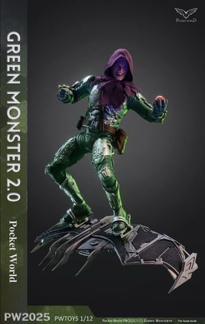 PWTOYS PW2025 1/12 Norman Osborn Green Goblin 6" Male Action Figure Model Toy