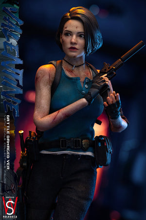 SWTOYS FS073 1/6 Resident Zombie Evil Crisis Jill Figure Toy Battle Damaged Ver.
