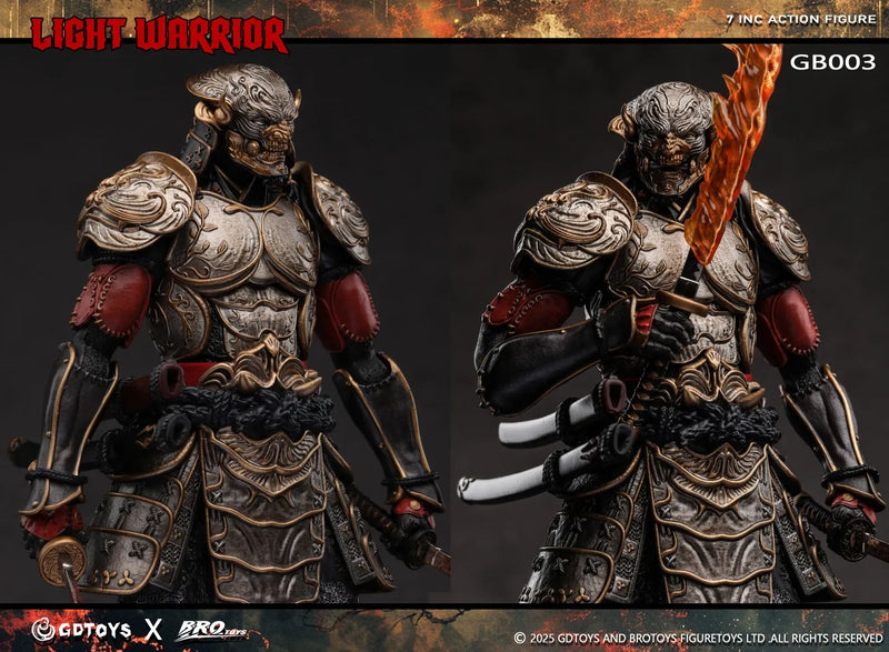 Presale BROTOYS GB003 1/12 Light Warrior 7" Action Figure Model Toy Deluxe Ver.