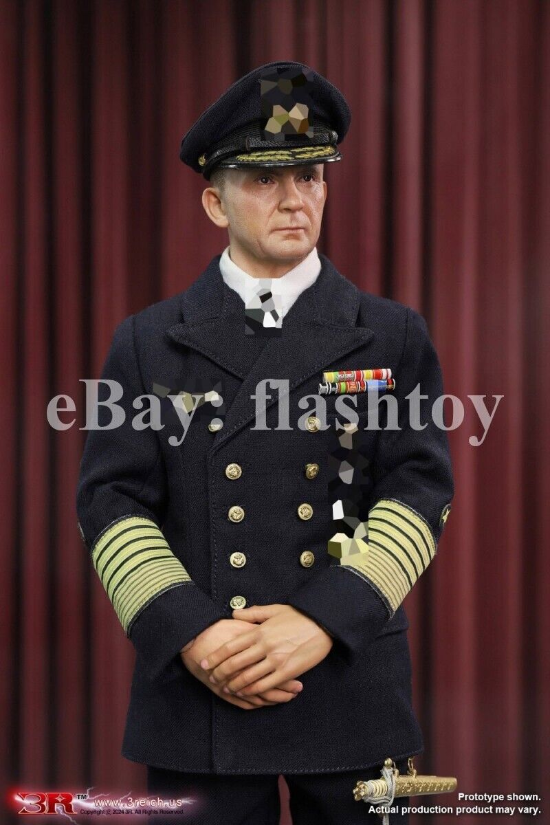 3R GM654 1/6 WWII German Navy Vice Admiral Karl Doenitz Male Action Figure Model