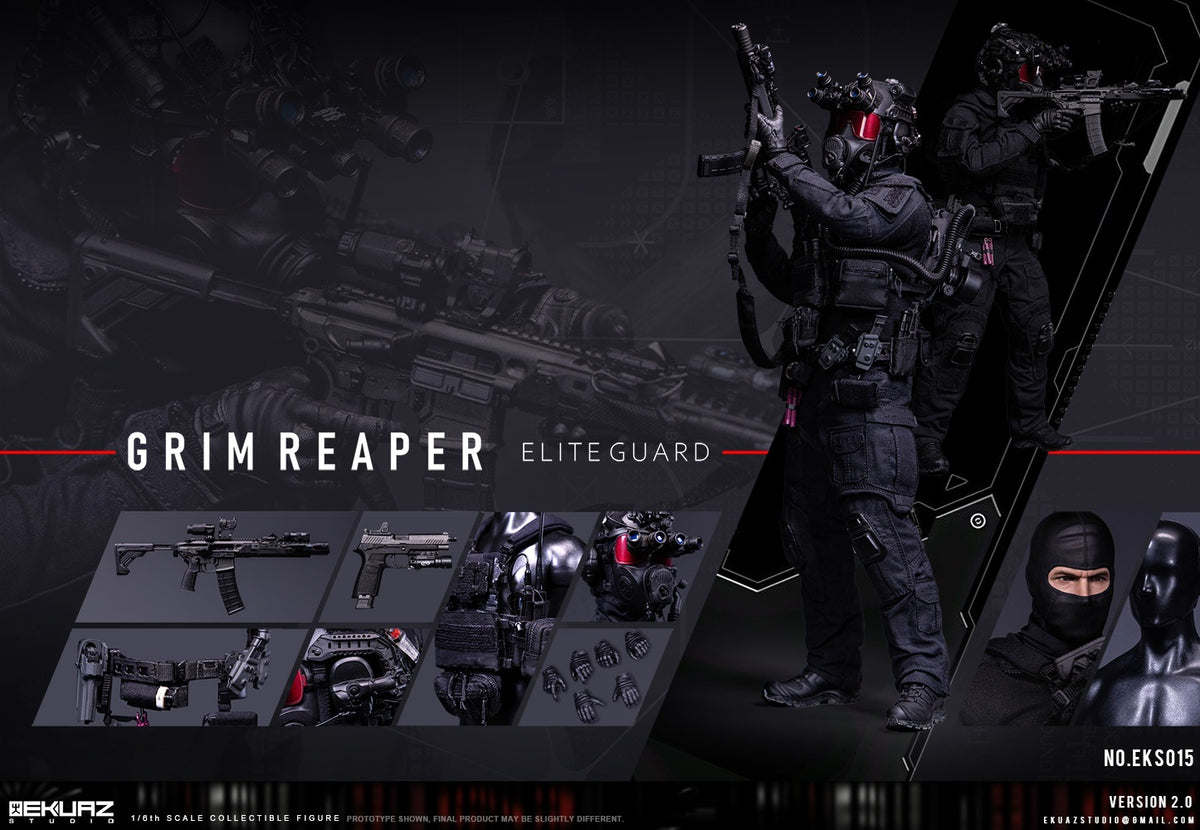 Presale EKUAZ STUDIO EKS015S 1/6 Resident Zombie Evil Crisis Reaper 2.0 Hunk Deluxe Ver.