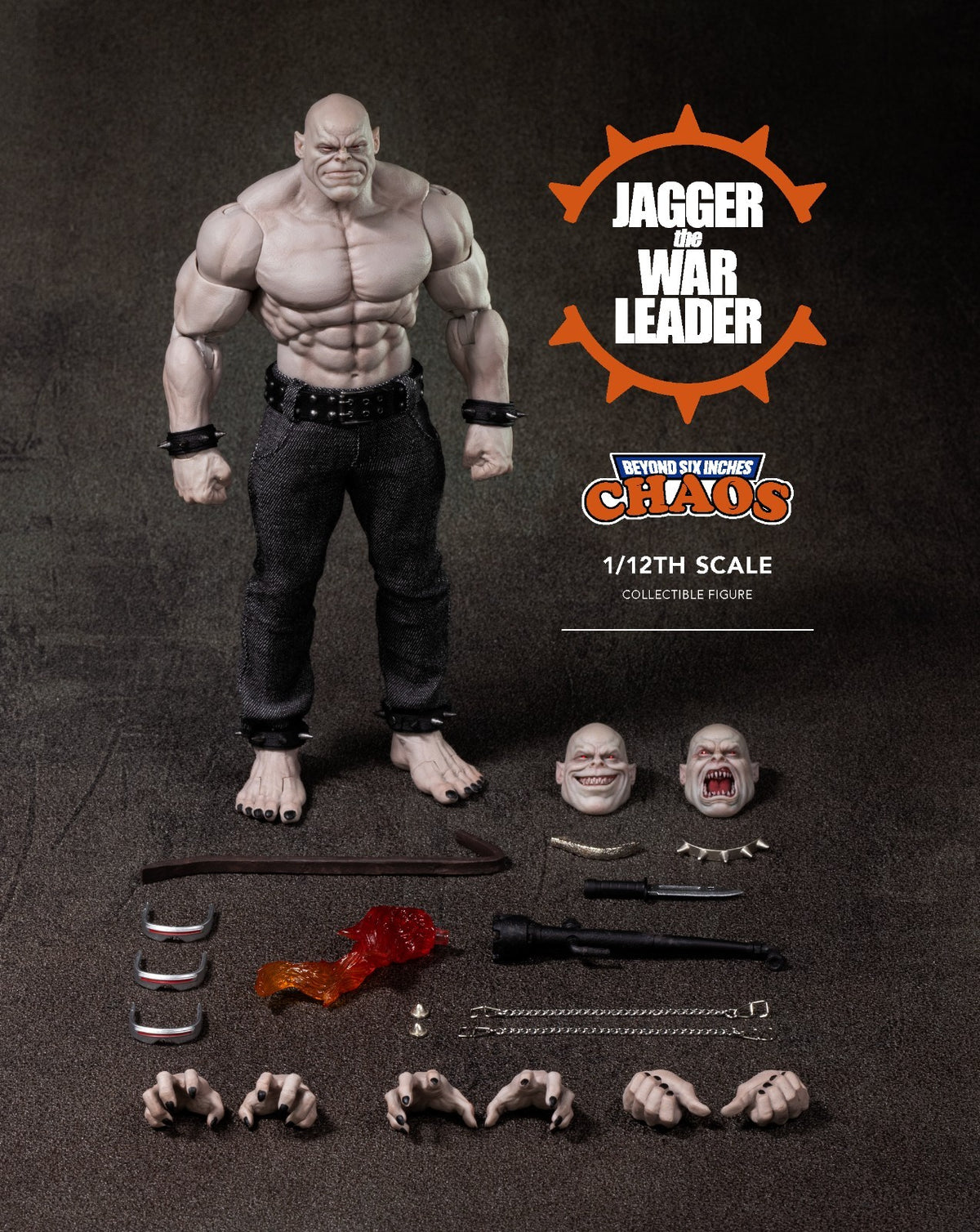 CHAOS-003 1/12 Jagger the War Leader figura de acción de colección