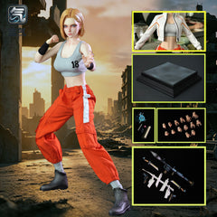 Preventa BoxQi Studio HQ03 1/6 Dragon Fighter Ball Android 18 figura de acción