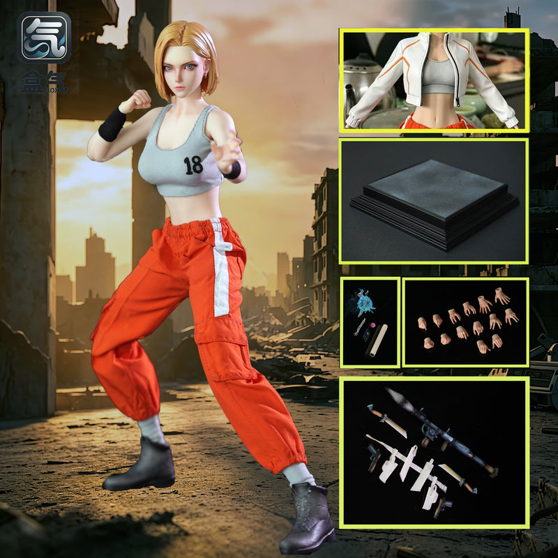 Presale BoxQi Studio HQ03 1/6 Dragon Fighter Ball Android 18 Action Figure Toy
