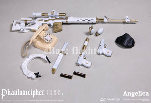 Presale DAMTOYS GLC01 1/6 Phantom Cipher Zero Trace  Angelica Action Figure Toy
