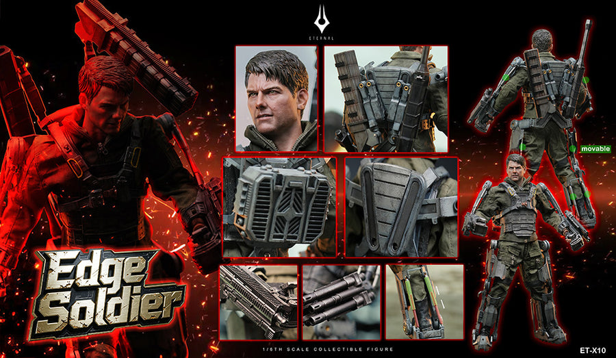 Preventa ETERNAL ET-X11 1/6 Edge of Tomorrow William Mlae modelo de figura de acción