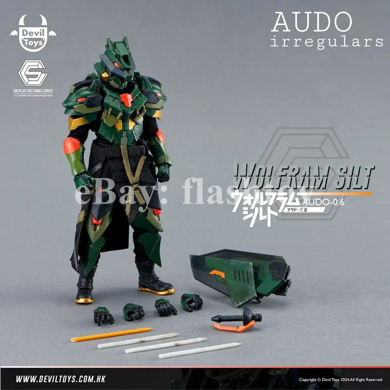 Presale Devil Toys X AUDirregulars AU003 1/12 Wolfram Silt Action Figure Model