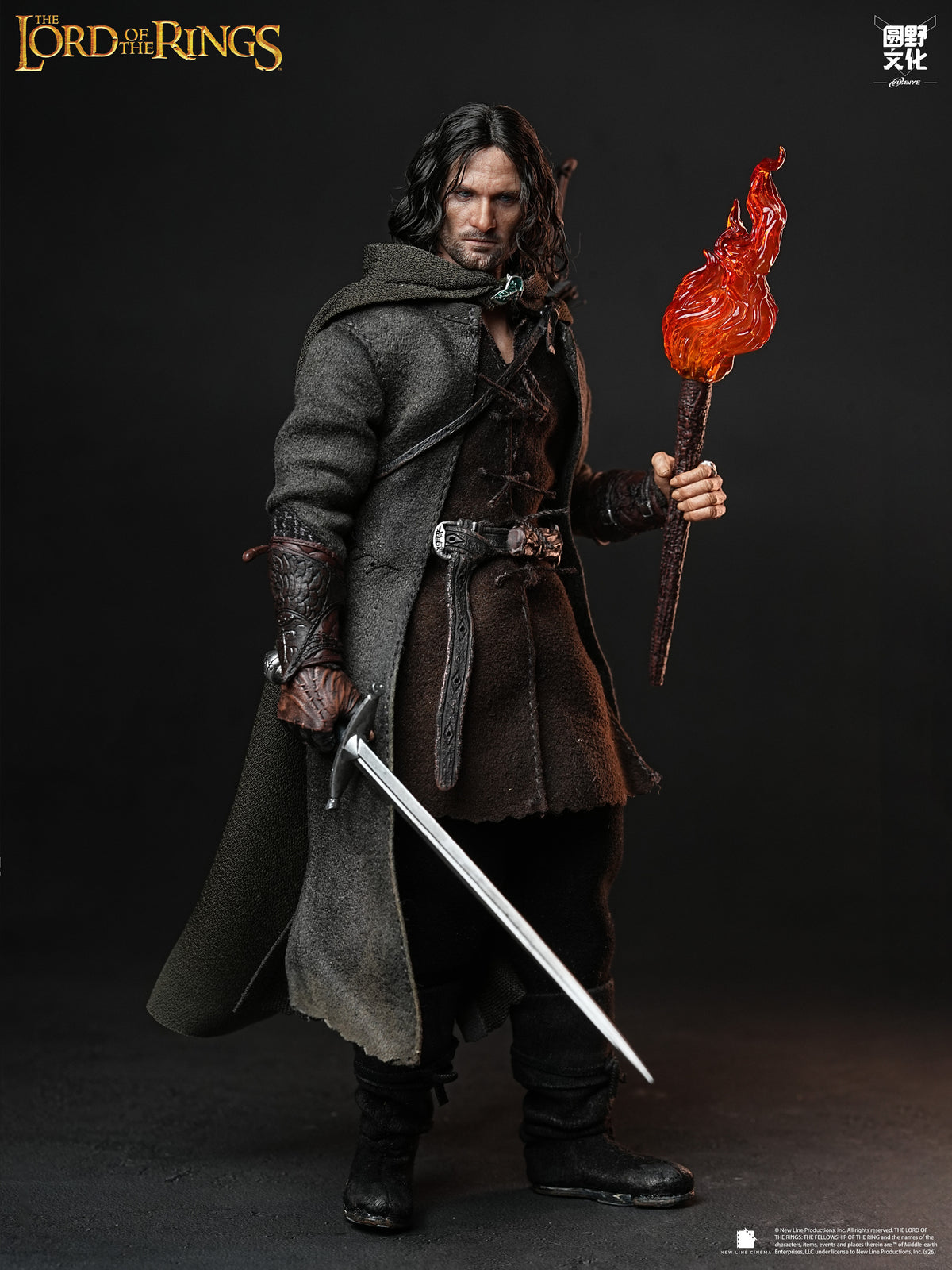 Presale YUANYE 1/12 The Lord of the Rings Aragorn II Action Figure Collector’s Ver.