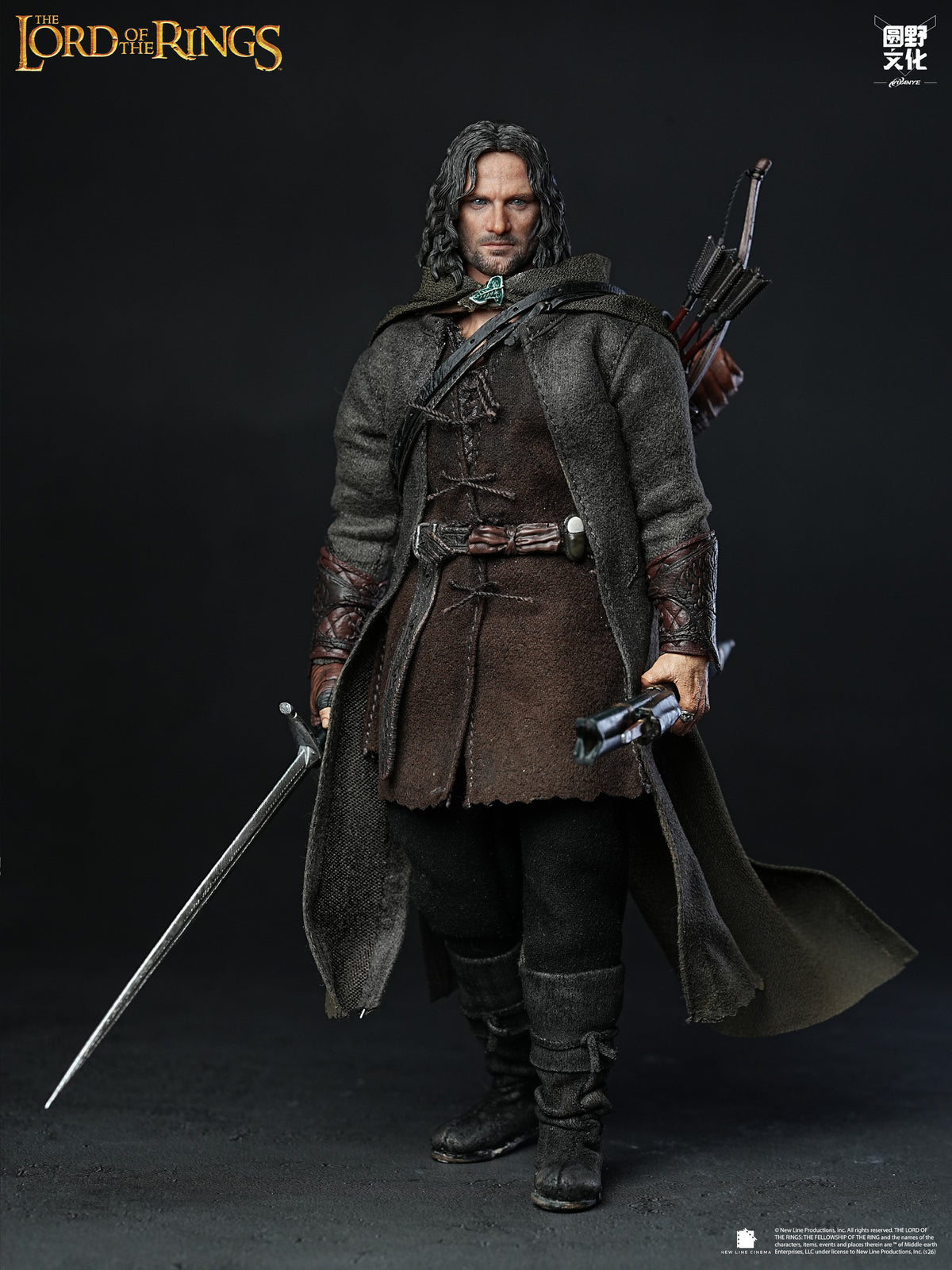 Presale YUANYE 1/12 The Lord of the Rings Aragorn II Action Figure Standard Ver.