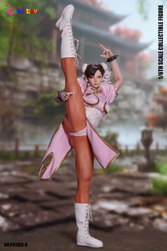 Presale PLAY TOY P019EX-B 1/6 Street Fighter Chun-Li Action Figure Pink Ver.