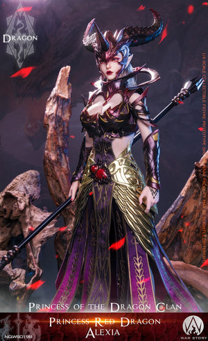 WAR STORY WS019B 1/6 Red Dragon Princess Alexia Female Action Figure Model Toy