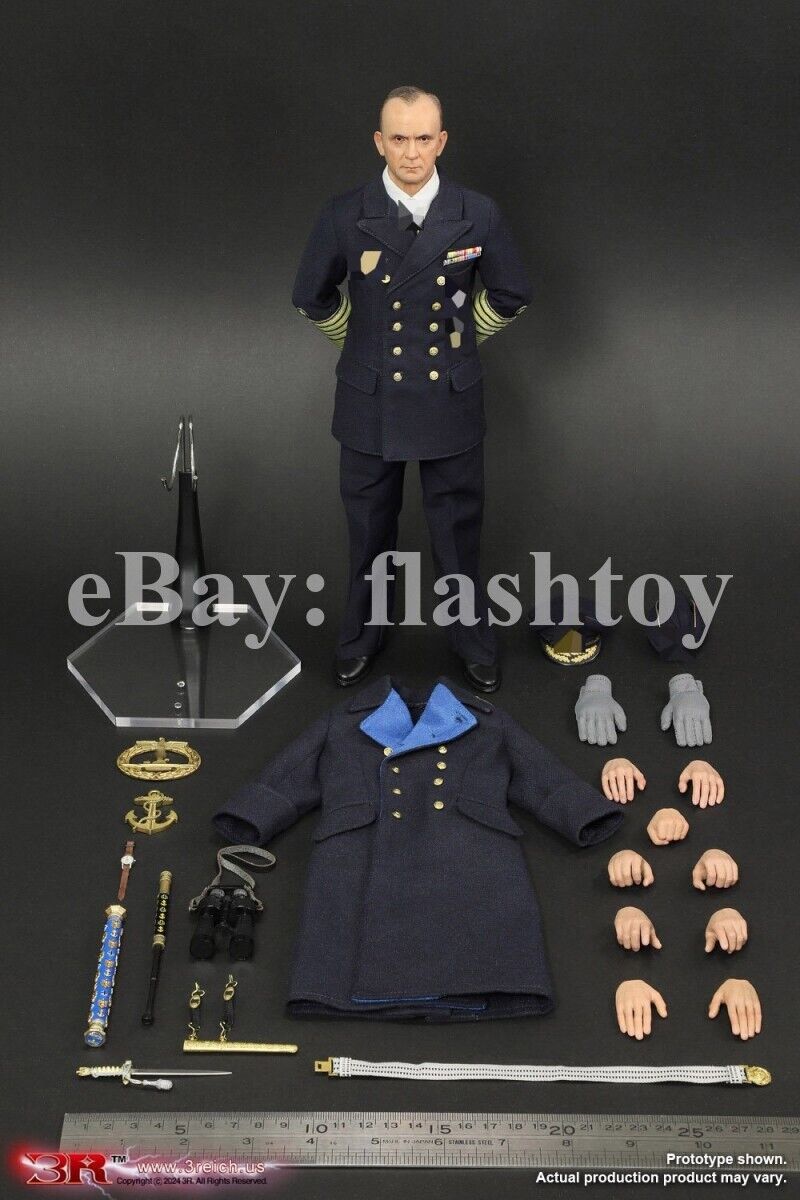 3R GM654 1/6 WWII German Navy Vice Admiral Karl Doenitz Male Action Figure Model