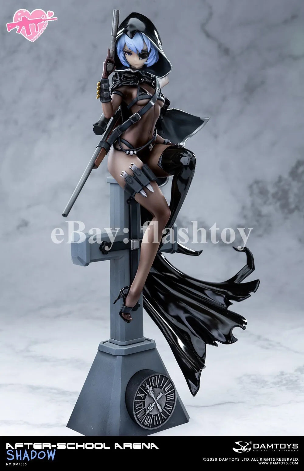 DAMTOYS DMF005 1/7 After-School Arena No.5: Shadow Female Figure Statue Model