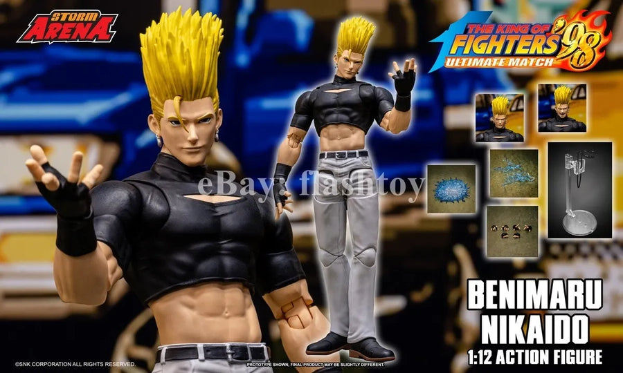 Vorverkauf STORM ARENA KFSA01 1/12 Benimaru Nikaido The King of Fighters Actionfigur Spielzeug