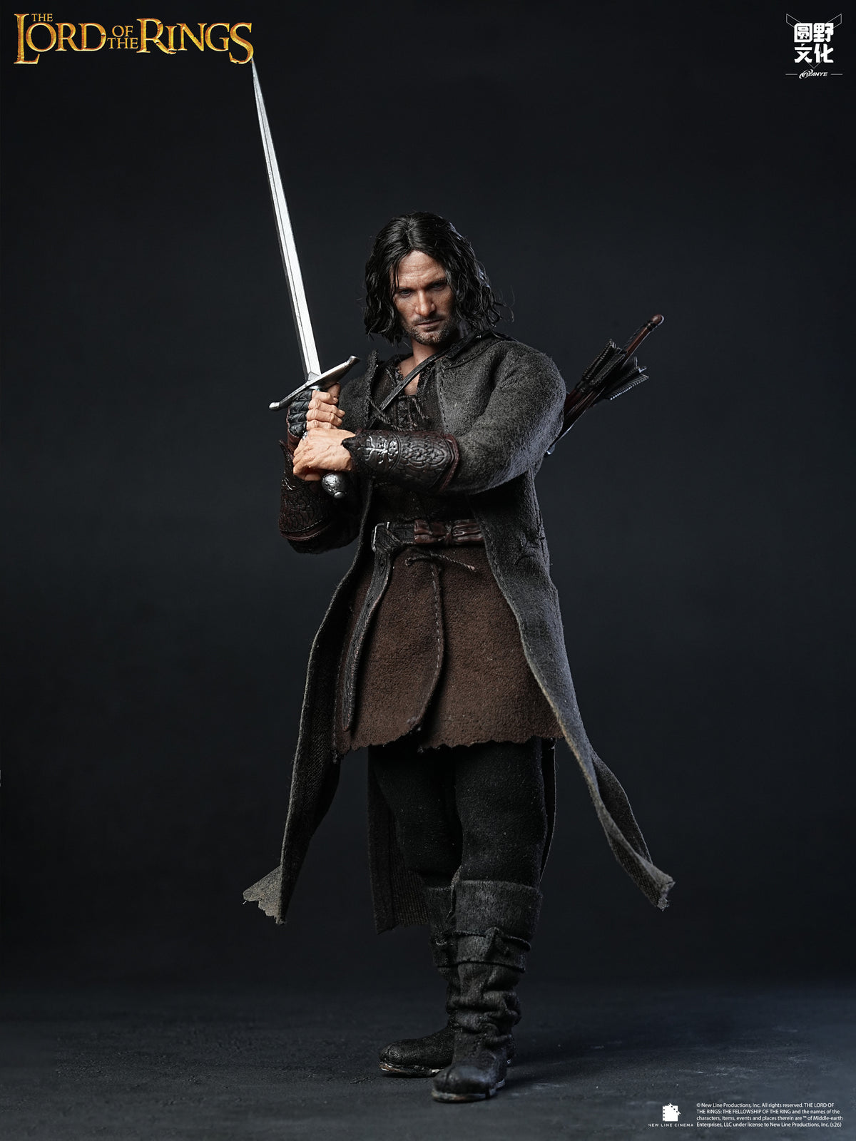 Presale YUANYE 1/12 The Lord of the Rings Aragorn II Action Figure Collector’s Ver.