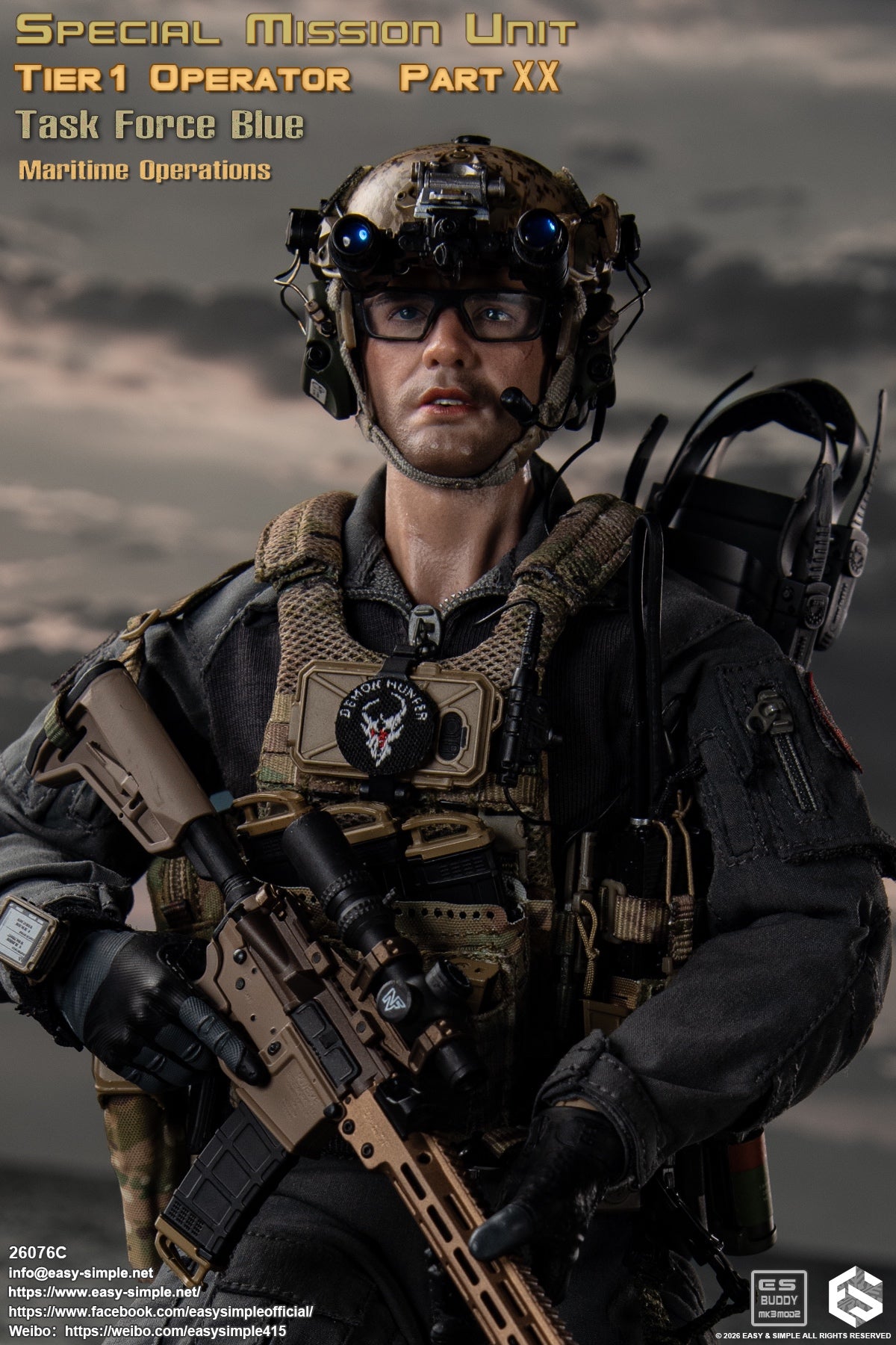 Presale Easy&simple 26076C 1/6 Special Mission Unit Tier1 Operator Action Figure