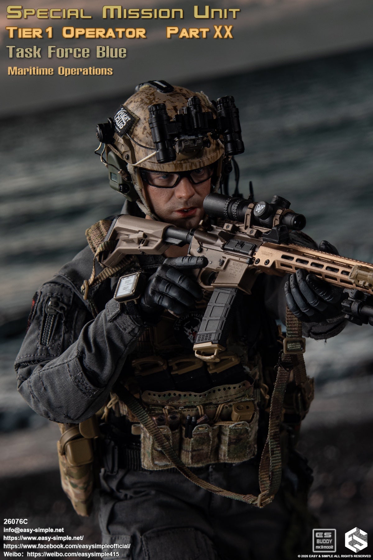 Presale Easy&simple 26076C 1/6 Special Mission Unit Tier1 Operator Action Figure