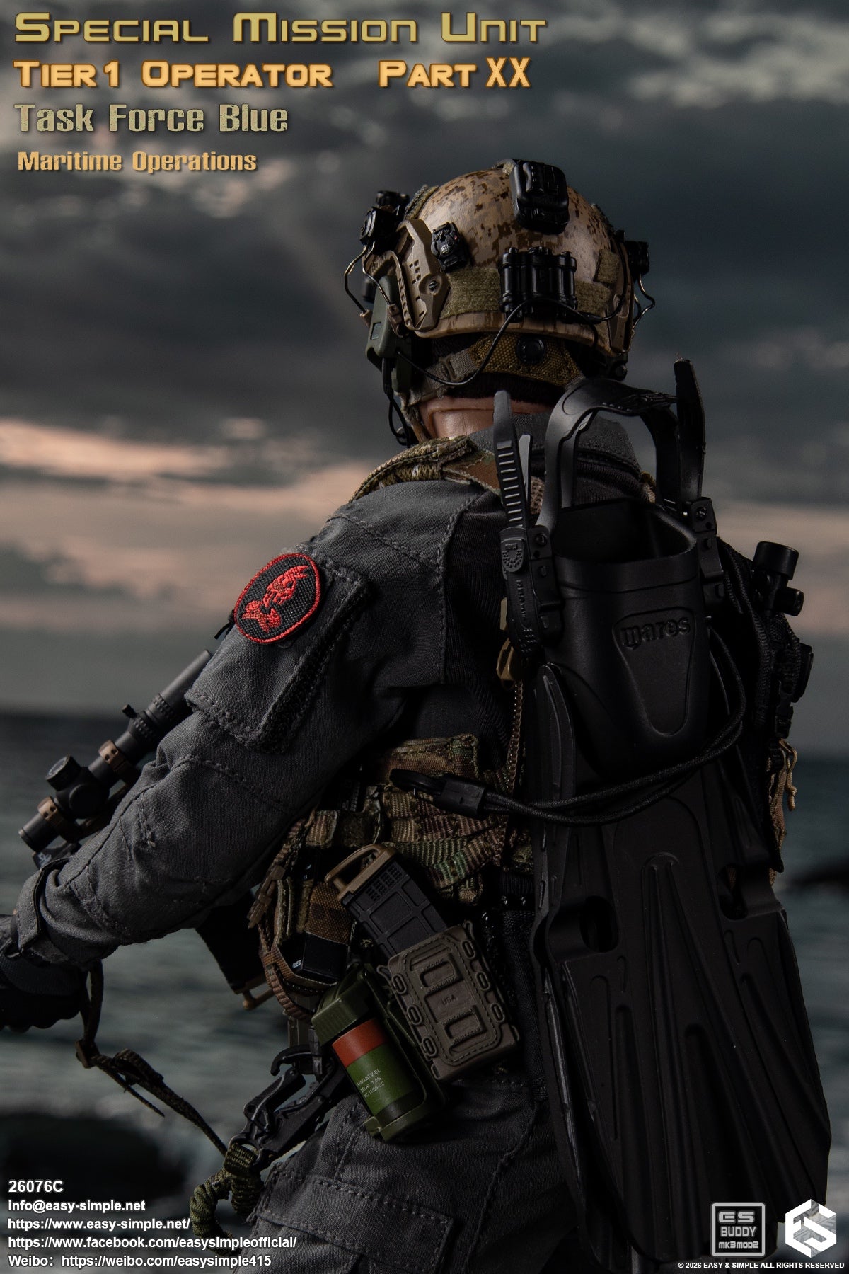 Presale Easy&simple 26076C 1/6 Special Mission Unit Tier1 Operator Action Figure