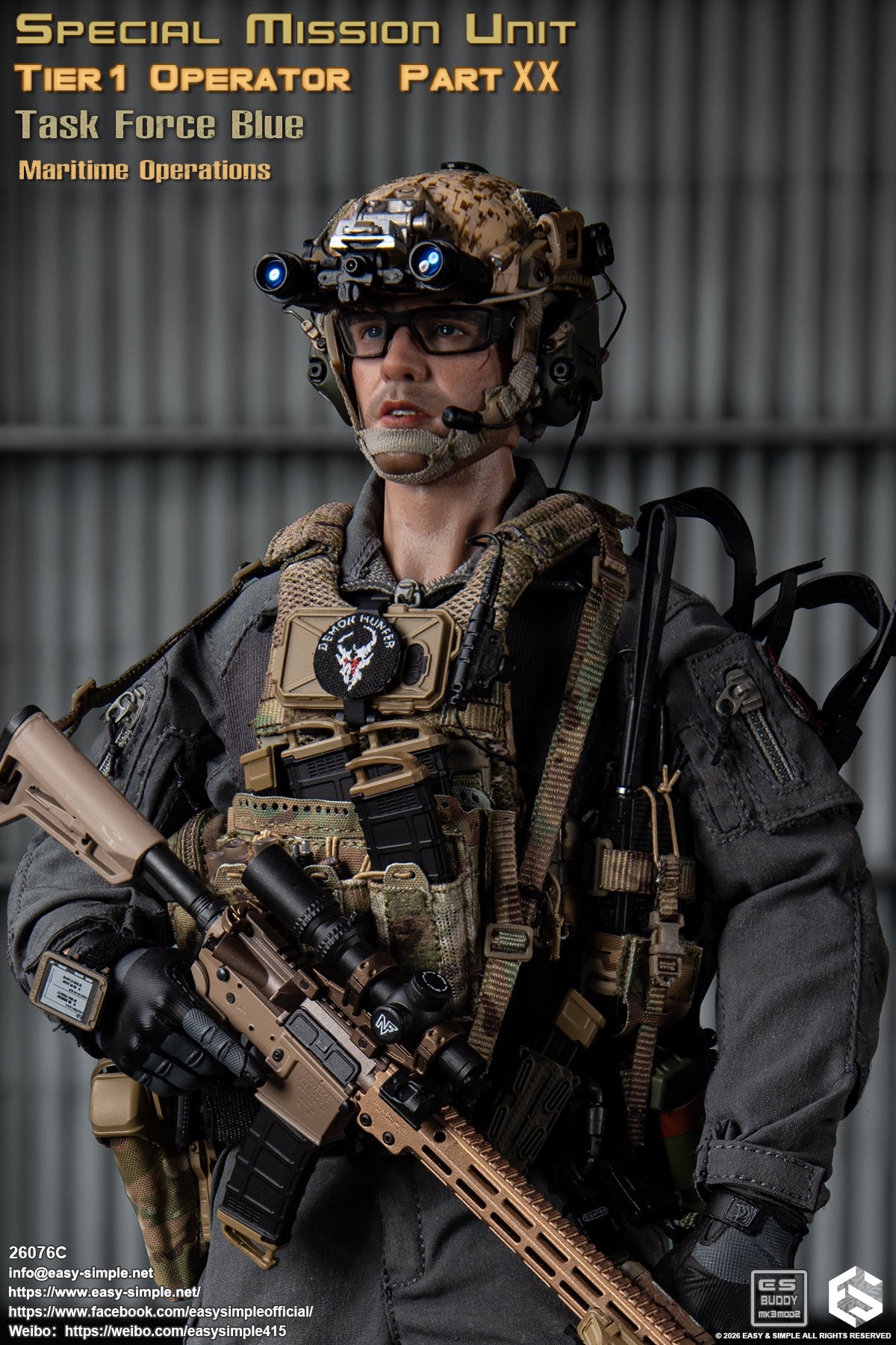 Presale Easy&simple 26076C 1/6 Special Mission Unit Tier1 Operator Action Figure