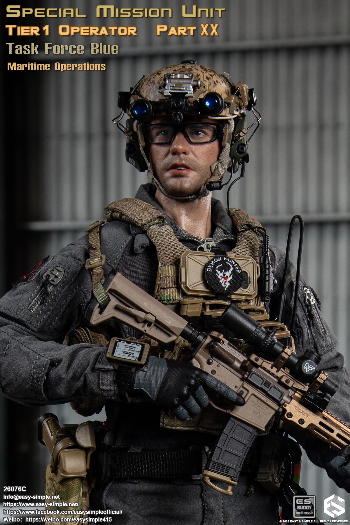 Presale Easy&simple 26076C 1/6 Special Mission Unit Tier1 Operator Action Figure